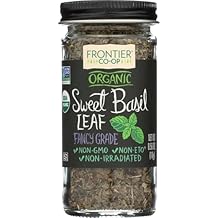 Frontier Organic Sweet Basil Spice - Leaf Flakes - 0.56 Ounces
