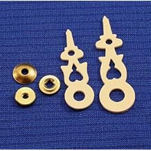 Plastic Cuckoo Clock Hands Replacement Parts Kit Fits Regula Movements for 70 mm or 2 3/4" Dial Cream with Nuts