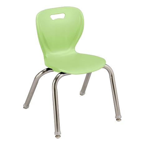 Learniture Shapes Series School Chair (14" H) Green Apple