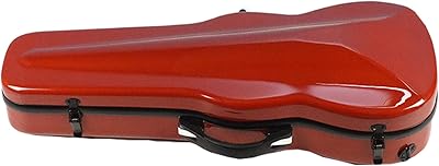 COYOUCO Orange-Red Color 12-44 Multiple Models Optional Carbon Fiber Violin Case Lightweight Shoulder Strap Violin Case,44